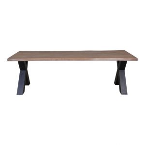 Eettafel Tablo Blad Life Edge 240x100 374.3.45. Eiken kleur 42 Olie Grijs