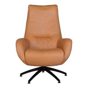 Draaifauteuil Callisto leder touch 16022 cognac