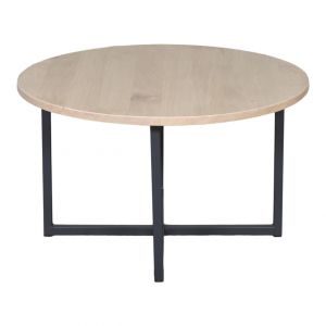 Bijzettafel Tablo Rond Ø80x2,4 cm Blad: 324.4.94.44.5 Eiken 44 Eco-Fix