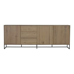 Dressoir Pinovero 3-Deurs 3 Laden Eiken 09 Natural Lak