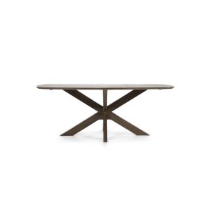 96138 Eettafel Nikki bruin 200x100x76 cm Mango hout