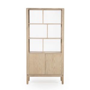 96132 Boekenkast Harvey 90x40x180 cm Eikenhout en Fineer