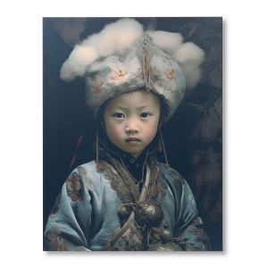 Wandkleed Traditional Child 2 S in Frame S H100x80 cm 10110825